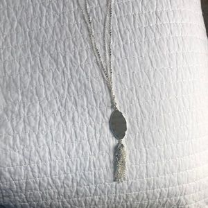 Silver pendant necklace